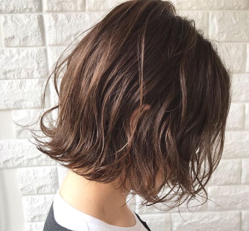 ラベンダーアッシュ ミドルトーン 施術例