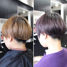 【ブリーチ履歴ありのカラー】スロウカラーで楽しむブルーヴァイオレットが超綺麗☆