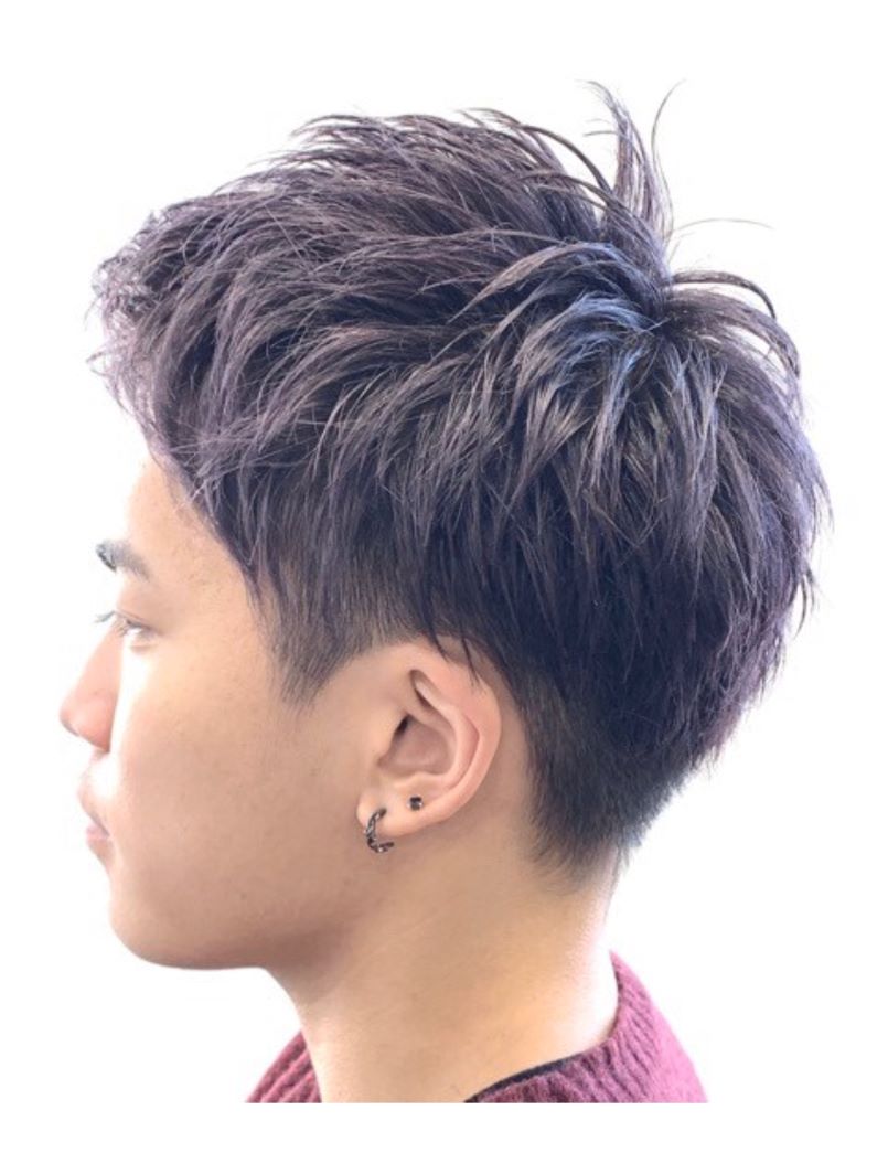 ラベンダーアッシュ メンズ 施術例