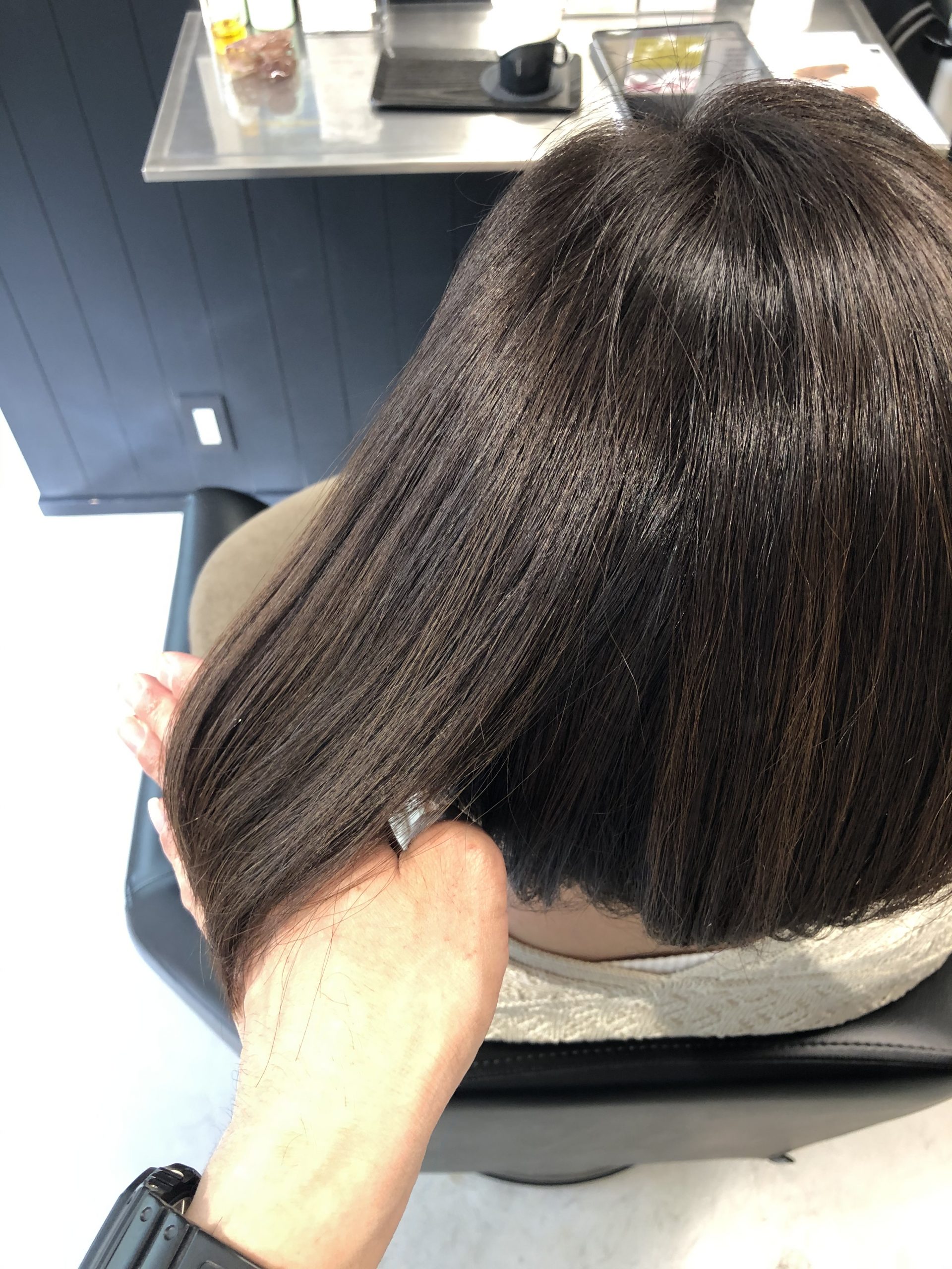 【白髪×アッシュベージュ】スロウカラーなら色々なお悩みを解決できる♪