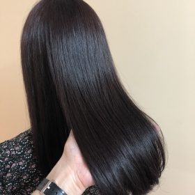 【上品な大人ピンクカラー】スロウカラーとティントバーでスモーキーピンク☆ワンランク上の髪色に♪