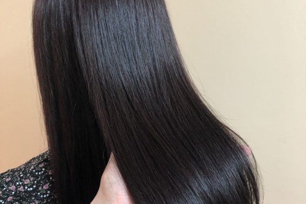 【上品な大人ピンクカラー】スロウカラーとティントバーでスモーキーピンク☆ワンランク上の髪色に♪