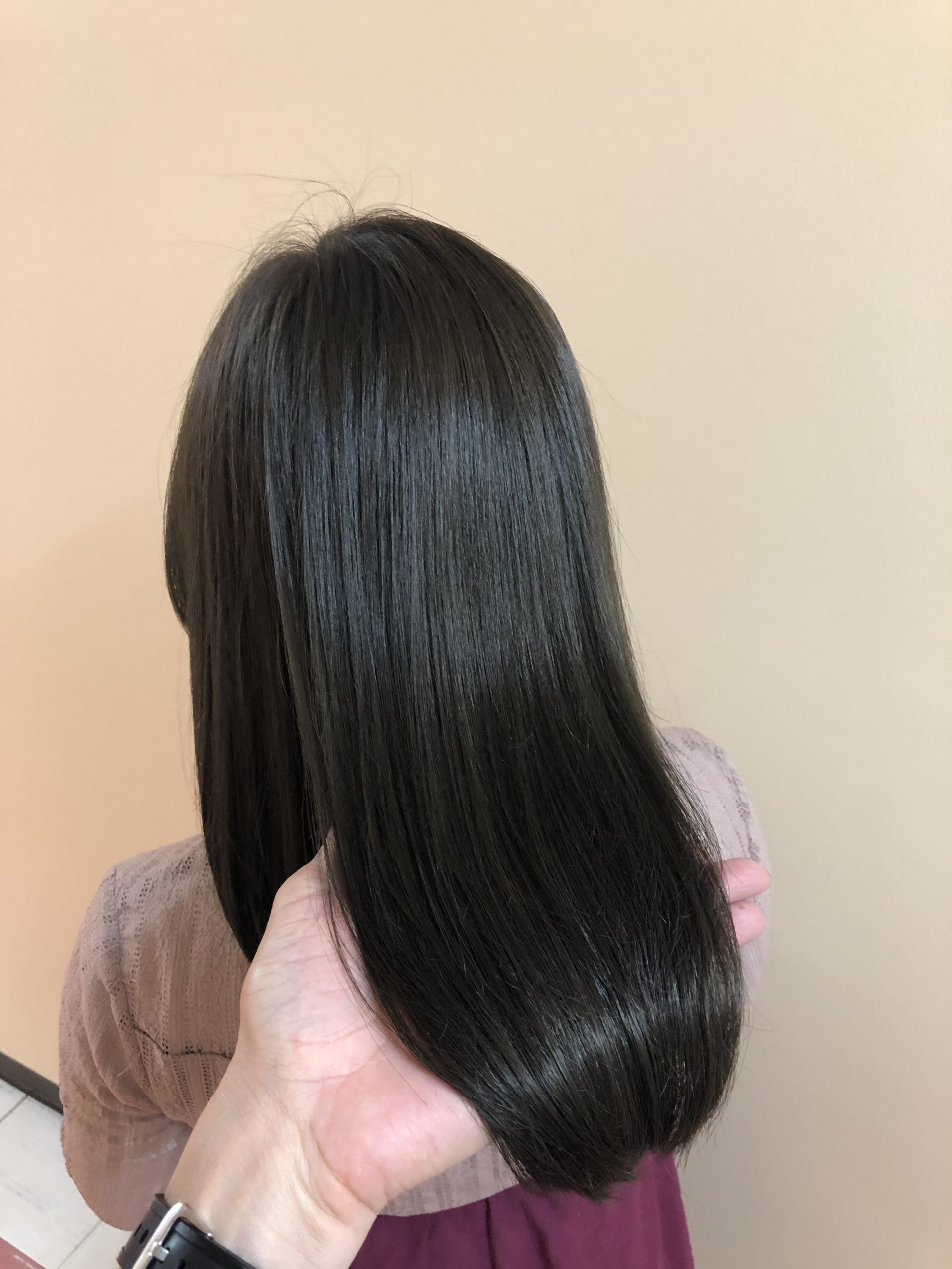 【ティントバーでオリーブアッシュ】スロウカラーにティントバーをMIXすると綺麗に簡単にオリーブアッシュが可能?!