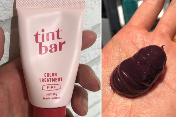 【ティントバーカラートリートメント☆ピンク】ハイトーンに褪色している方のカラー前に試してみた♪