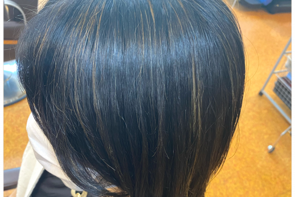 白髪を外国人風に染める