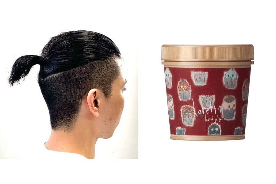 マンバンにしたいけど長さが足りない時ロレッタハードゼリーが使いやすい