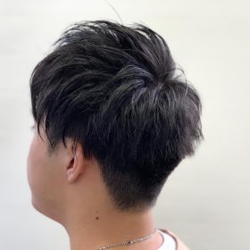 アッシュグレー メンズ 施術例