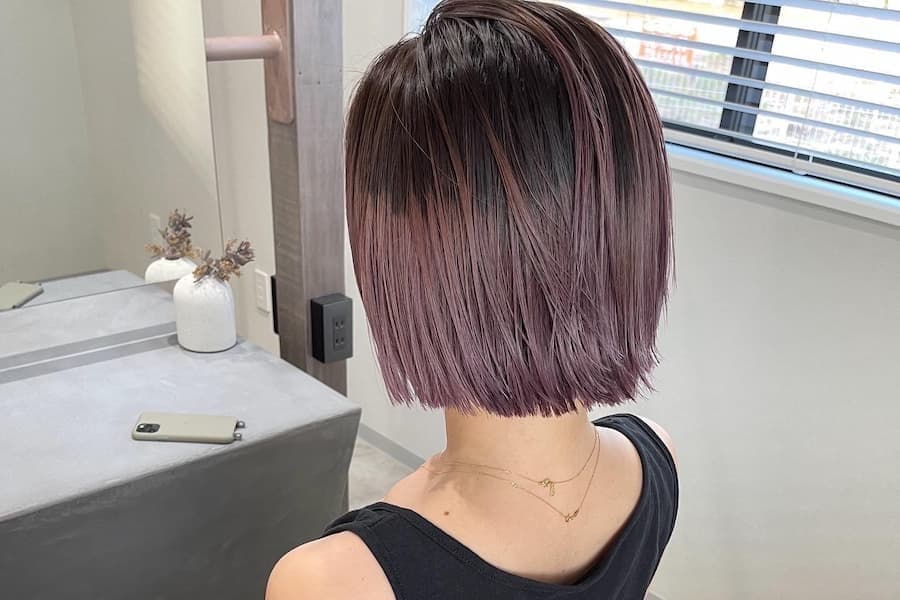 ピンクラベンダーのグラデーションカラー