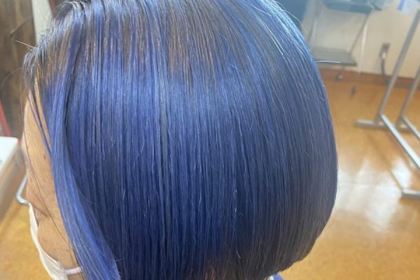 白髪生かしカラー仕上がり