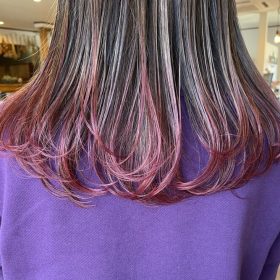 毛先ピンクがかわいい！人気のピンク×ポイントカラーのスタイル特集