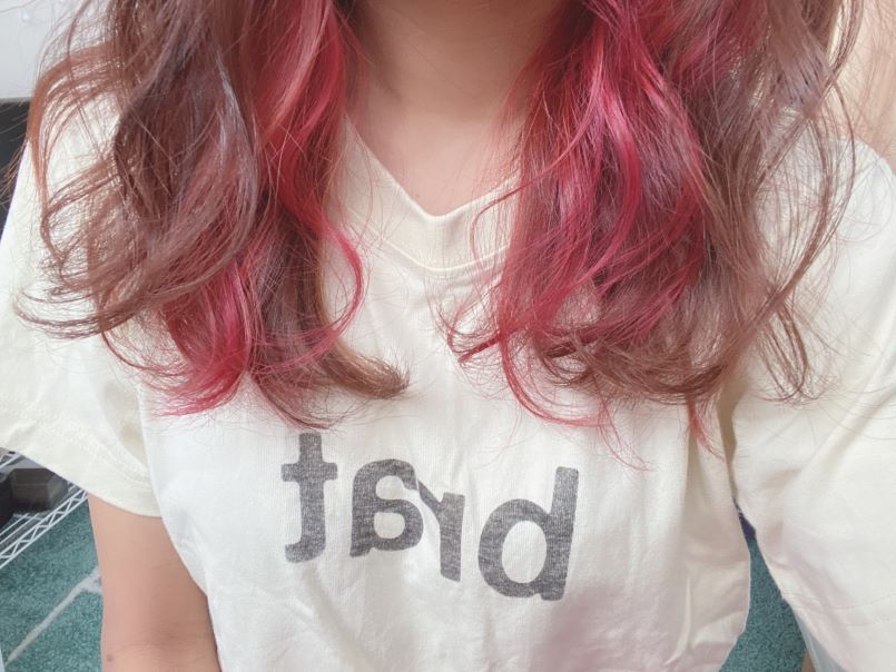 ピンク_インナーカラー