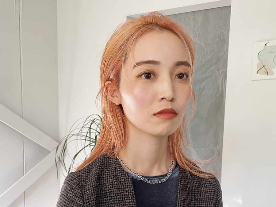 ミディアム × コーラルピンク