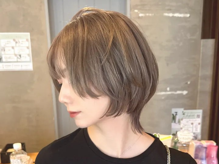 ショート × ハッシュカット