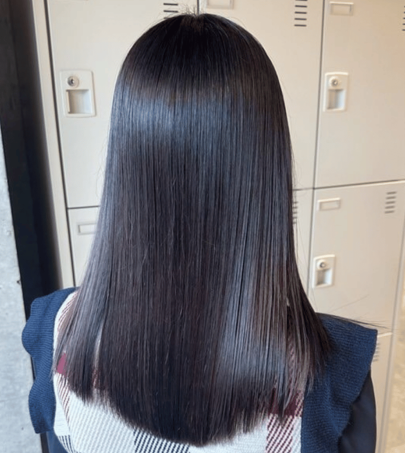 アッシュブルージュのヘアカラー