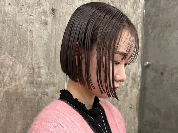 チョコレートブラウンの髪色