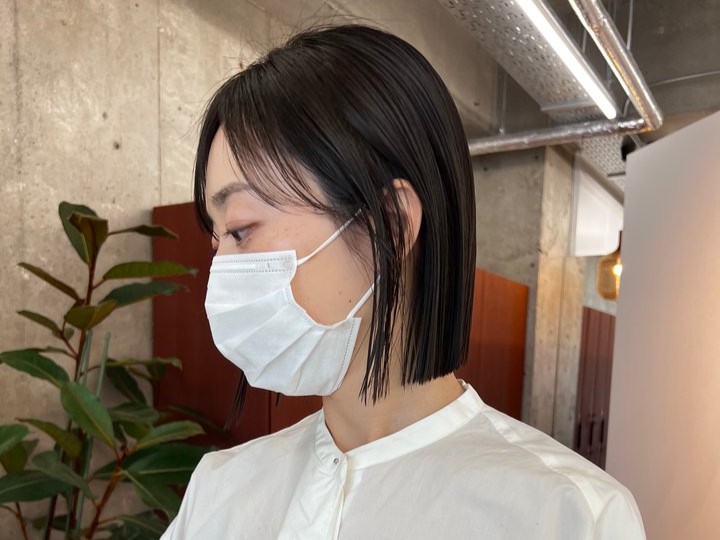 ダークグレージュの髪色