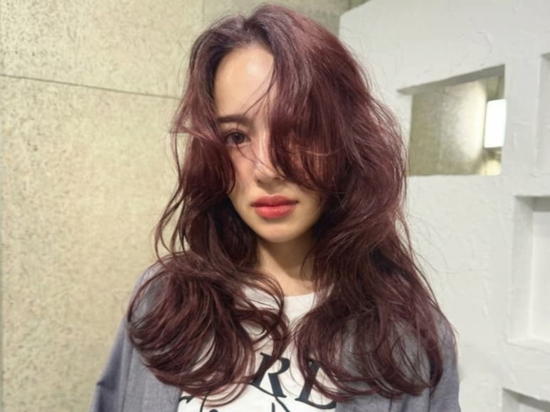 ピンクヘアカラー