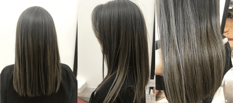 グレージュハイライト