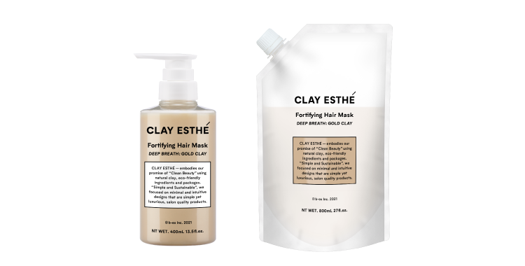 PKG クレイエステ　フォーティファイングヘアマスク　ゴールドクレイ