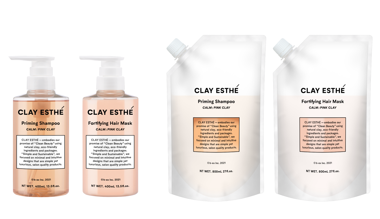 PKG クレイエステ プライミングシャンプー ピンククレイ