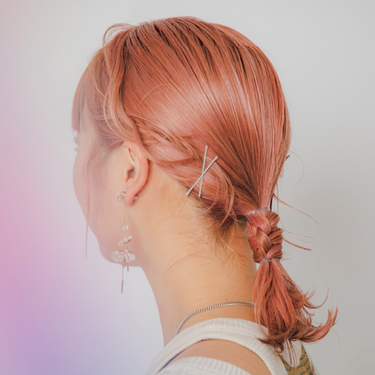 ミディアムでできるローポニーアレンジ