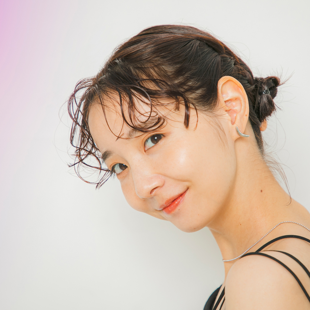 編み込みツイン団子